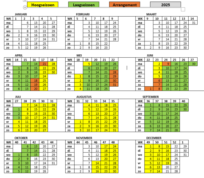 Kalender 2025